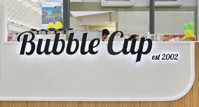 Banner Bubble Cup